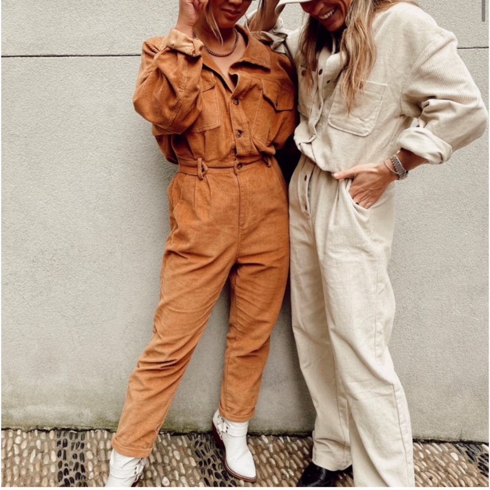 12th Tribe Corduroy Jumpsuit SZ M